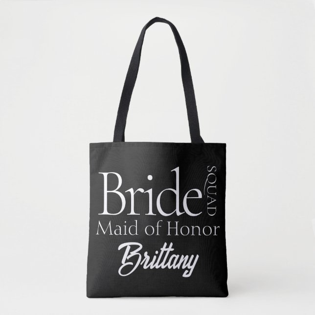 Bolsa Tote Madrinha de casamento de Esquadrão do Partido Mode (Frente)