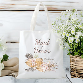Bolsa Tote Madrinha de casamento Exótica de Orquídea do Havaí