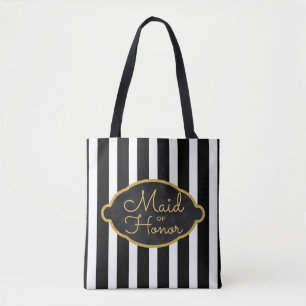 Bolsa Tote Madrinha de casamento Festa de casamento Tiras Neg