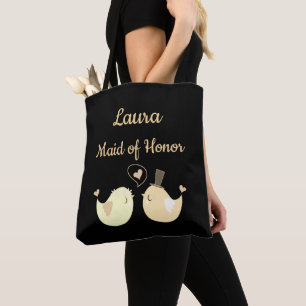 Bolsa Tote Madrinha de casamento Negra e Gelada