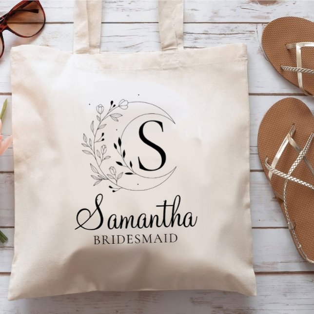 Bolsa Tote Madrinha de casamento, presentes de Tote Bag Bride (Criador carregado)
