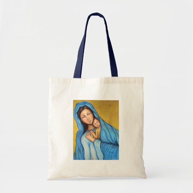 Bolsa Tote Mãe abençoada (Frente)