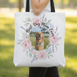Bolsa Tote Mãe Cachorra Floral – Melhor Presente do Dia das M