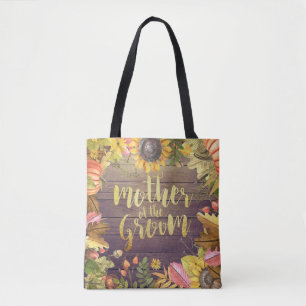 Bolsa Tote Mãe Casada do Maple de Outono do Groom
