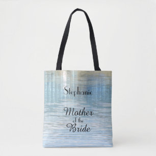 Bolsa Tote Mãe da água abstrata personalizada noiva