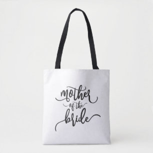 Bolsa Tote Mãe da Caligrafia do Casamento Bride  Saco de Tot