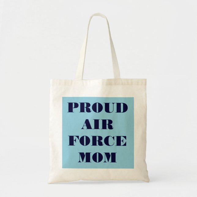 Bolsa Tote Mãe da Força Aérea Orgulhosa (Frente)