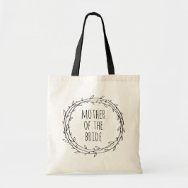 Bolsa Tote Mãe da noiva. Botânico moderno de casamento fofo