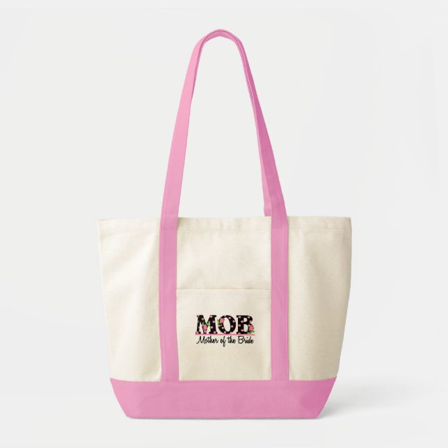Bolsa Tote Mãe da rotulação da tulipa da noiva (modificação) (Frente)