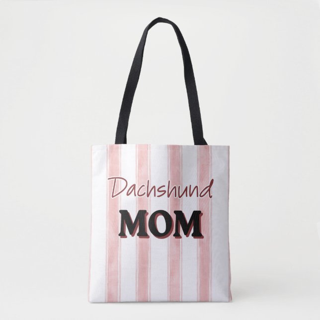 Bolsa Tote MÃE Dachshund (Frente)