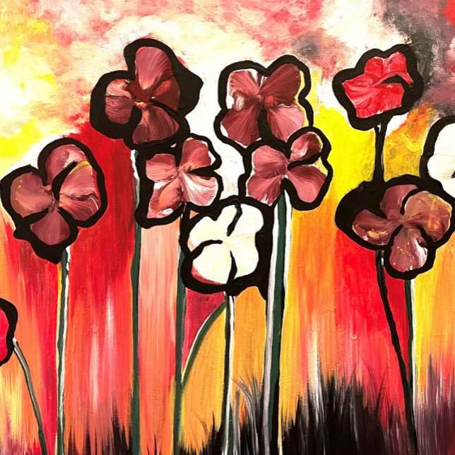 Bolsa Tote Mãe Das Flores Pintada (Criador carregado)