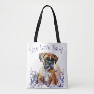 Bolsa Tote Mãe de Boxer Floral