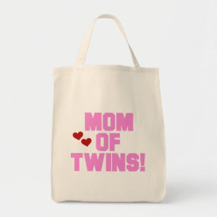 Bolsa Tote Mãe de Camisetas de texto e presentes cor-de-rosa