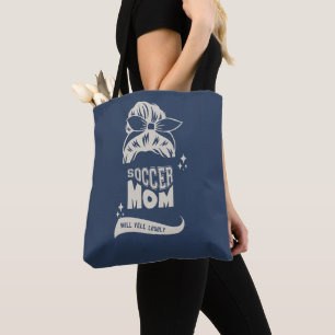 Bolsa Tote Mãe de Futebolista Vai Gritar Alto   Cabelo Creme 