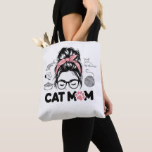 "Mãe de Gato" Mulheres Divertidas Amantes de Gatos