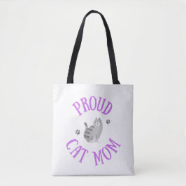 Bolsa Tote Mãe de Gato Orgulhoso