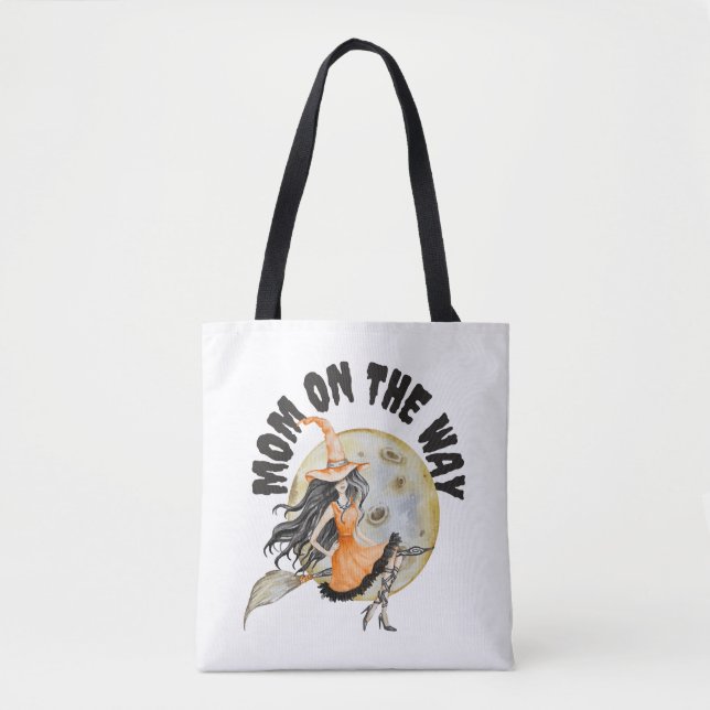 Bolsa Tote Mãe de Halloween (Frente)