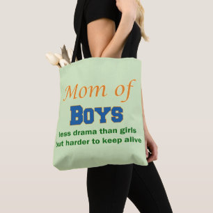 Bolsa Tote Mãe de Meninos