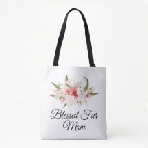 Mãe de Pelos Abençoada com Desenho Floral em Aquar