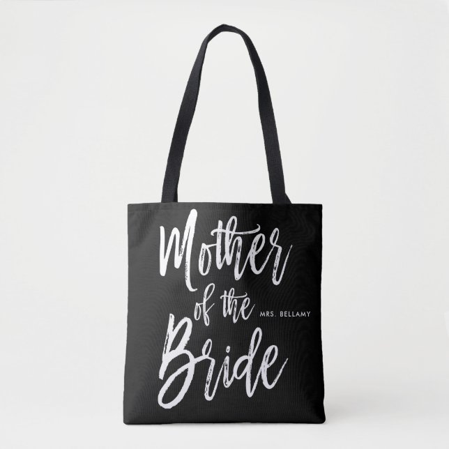 Bolsa Tote Mãe do casamento feito sob encomenda do estilo do (Frente)