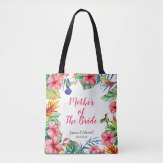 Bolsa Tote Mãe do Casamento Tropical Havaiana