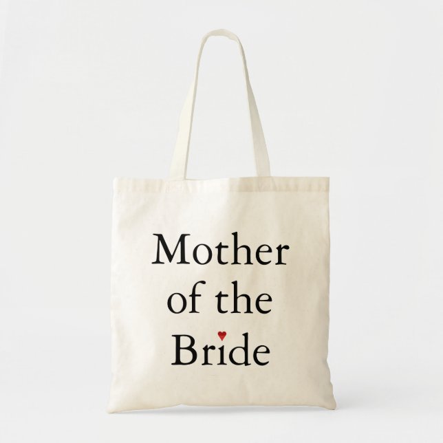 Bolsa Tote Mãe do Coração Vermelho Bride (Frente)