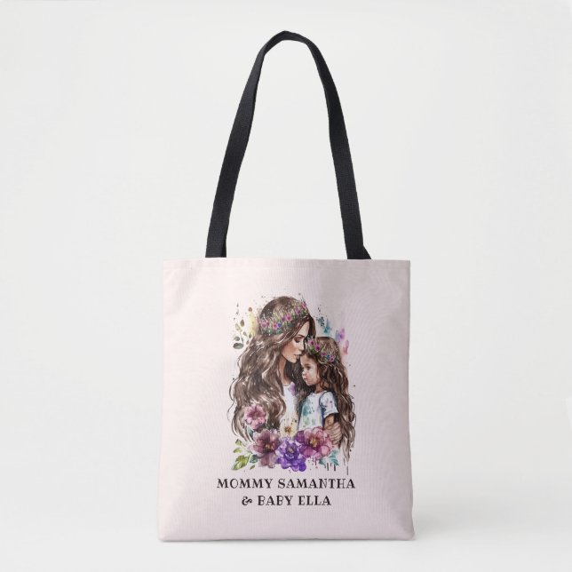 Bolsa Tote Mãe e Filha Adoráveis (7) (Frente)