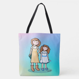 Bolsa Tote Mãe e Filha Toalha