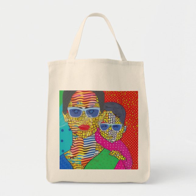 Bolsa Tote Mãe e Filho (Frente)