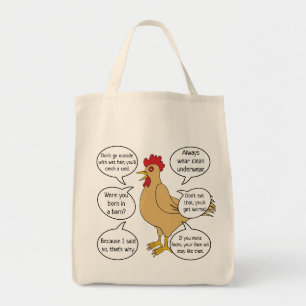 Bolsa Tote Mãe Engraçada Aconselhou A Compradora