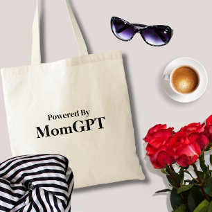 Bolsa Tote Mãe Engraçado Aniversário - Acionado Pela Mãe GPT