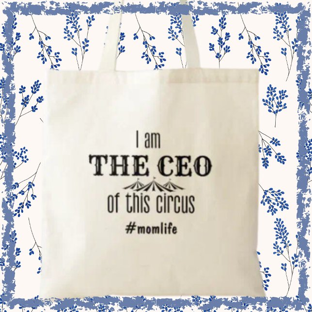 Bolsa Tote MÃE Engraçado Momlife Modern Dia de as mães Presen ( It's not just a bag; it's a daily reminder of your incredible managerial skills! )