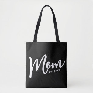 Bolsa Tote Mãe Estabeleceu Roteiro Branco