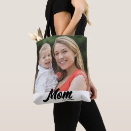 Bolsa Tote Mãe Estabeleceu Roteiro Foto Branca