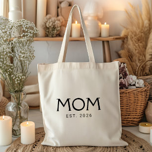 Bolsa Tote Mãe Estabelecida Novo Presente de Mãe