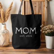 Mãe Estabelecida Novo Presente para Mãe Preto
