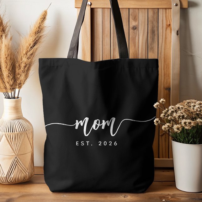 Bolsa Tote Mãe Estabelecida Roteiro Novo Presente de Mãe Pret (Criador carregado)