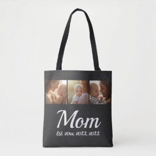 Bolsa Tote Mãe Estabelecida Roteiro Preto 3 Foto