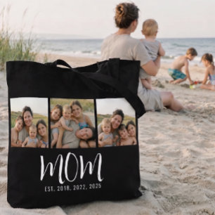 Bolsa Tote Mãe Estabelecida Roteiro Preto 3 Foto