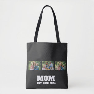 Bolsa Tote Mãe Estabelecida Roteiro Preto 3 Foto