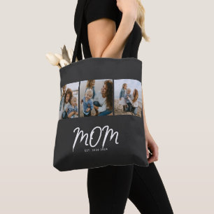 Bolsa Tote Mãe Estabelecida Roteiro Preto 3 Fotos