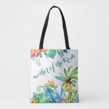 Mãe floral tropical da noiva