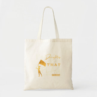 Bolsa Tote Mãe Guarda de Cores Engraçada Pai Filha Faz Aquela