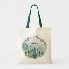 Bolsa Tote Mãe Maravilha da Floresta do Casamento do Groom