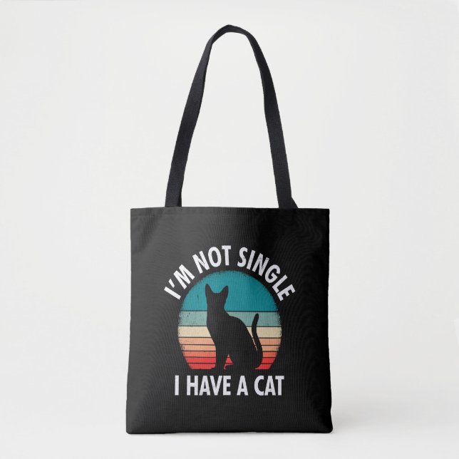 Bolsa Tote Mãe, não sou Solteiro. (Frente)