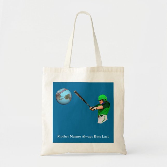 Bolsa Tote Mãe Natureza sempre morde por último (Frente)