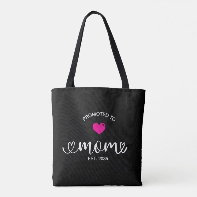 Bolsa Tote Mãe Nomeada Nova Mãe (Verso)