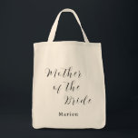 Bolsa Tote Mãe personalizada da noiva<br><div class="desc">Mãe personalizada da Bag de Noiva</div>