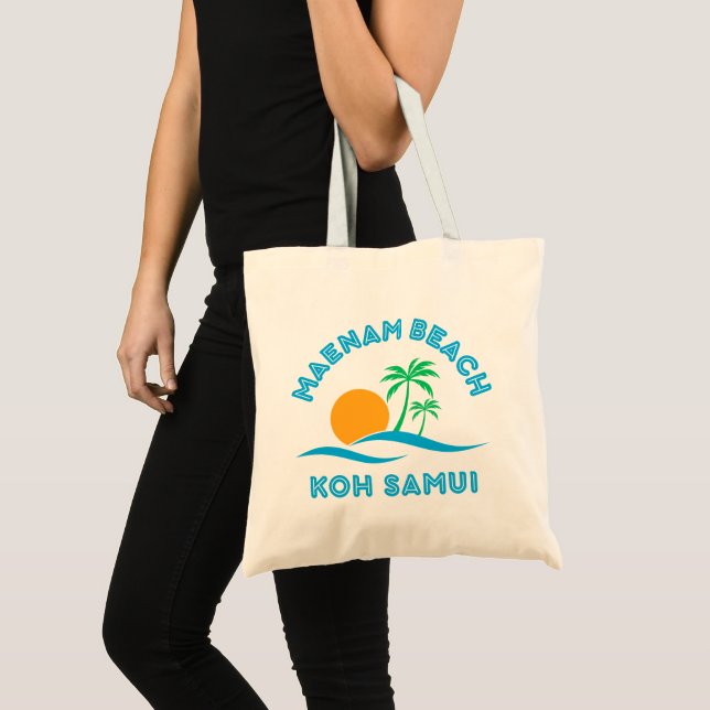 BOLSA TOTE MAENAM BEACH-KOH SAMUI (Frente (produto))