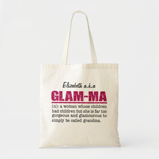 Bolsa Tote Mães De Glama Cinza Quente (Frente)